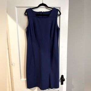Talbots Blue Square-neck dress - size 12